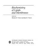 Tapa de Biochemistry of lipids and membranes