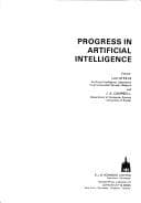 Tapa de Progress in artificial intelligence (Ellis Horwood series in artificial intelligence)