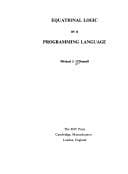 Tapa de Equational logic as a programming language