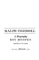 Tapa de Ralph Ingersoll