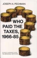 Tapa de Who paid the taxes, 1966-85?