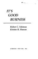 Tapa de It's good business