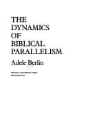 Tapa de The dynamics of biblical parallelism