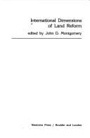 Tapa de International dimensions of land reform