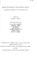 Tapa de Alternative approaches to the Arab-Israeli conflict