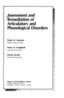 Tapa de Assessment and remediation of articulatory and phonological disorders