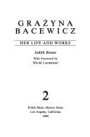 Tapa de Grażyna Bacewicz, her life and works