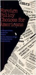 Tapa de Foreign policy choices for Americans