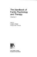 Tapa de The handbook of family psychology and therapy