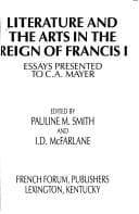 Tapa de Literature and the arts in the reign of Francis I