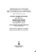Tapa de Andanças e viajes de un hidalgo español