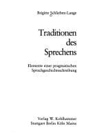 Tapa de Traditionen des Sprechens