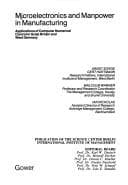Tapa de Microelectronics and manpower in manufacturing