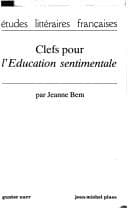 Tapa de Clefs pour l'Education sentimentale
