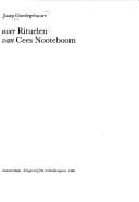 Tapa de Over Rituelen van Cees Nooteboom