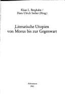 Tapa de Literarische Utopien von Morus bis zur Gegenwart (German Edition)