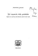 Tapa de Nel crepuscolo della probabilità