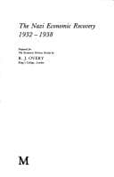 Tapa de The Nazi economic recovery, 1932-1938