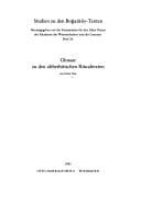 Tapa de Glossar zu den althethitischen Ritualtexten