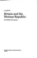Tapa de Britain and the Weimar Republic