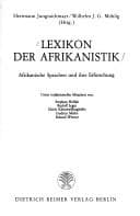 Tapa de Lexikon der Afrikanistik