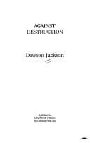 Tapa de Against destruction