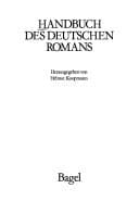 Tapa de Handbuch des deutschen Romans (German Edition)