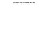 Tapa de Vancouver, art and artists, 1931-1983