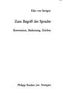 Tapa de Zum Begriff der Sprache