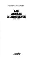 Tapa de Les années d'impatience, 1950-1960