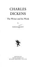 Tapa de Charles Dickens, the writer and his work