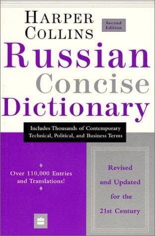 Tapa de Collins Russian Concise Dictionary