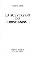 Tapa de La subversion du christianisme