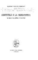 Tapa de Aristotele e la crematistica