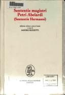 Tapa de Sententie magistri Petri Abelardi (Sententie Hermanni)