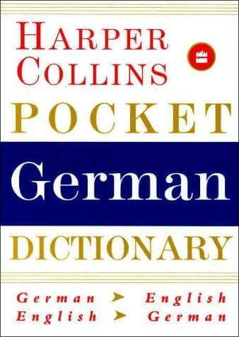 Tapa de Harper Collins German Pocket Dictionary
