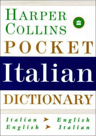 Tapa de Harper Collins Italian Pocket Dictionary