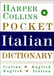 Tapa de Harper Collins Italian Pocket Dictionary