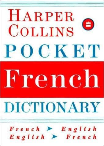 Tapa de Harper Collins Pocket French Dictionary