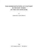 Tapa de The representations of statuary in private tombs of the Old Kingdom