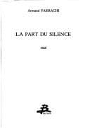 Tapa de La part du silence