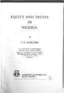 Tapa de Equity and trusts in Nigeria