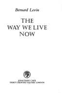Tapa de The way we live now