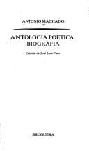 Tapa de Antología poética ; Biografía