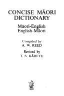 Tapa de Concise Māori dictionary