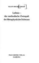 Tapa de Leibniz, der methodische Zwiespalt der Metaphysik der Substanz