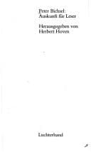 Tapa de Peter Bichsel