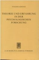 Tapa de Theorie und Erfahrung in der psychologischen Forschung