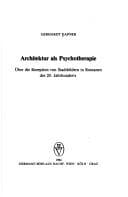 Tapa de Architektur als Psychotherapie