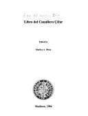 Tapa de Libro del cavallero Çifar